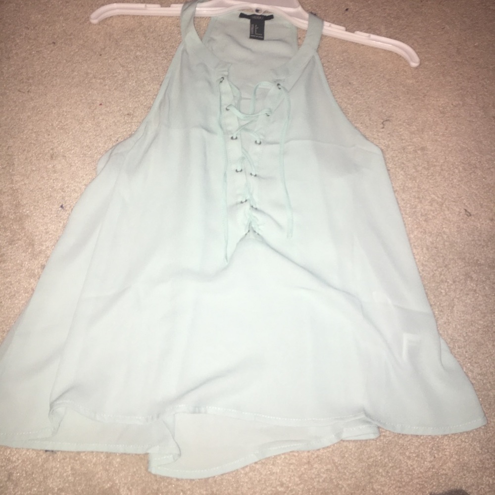 Forever 21 mint green top